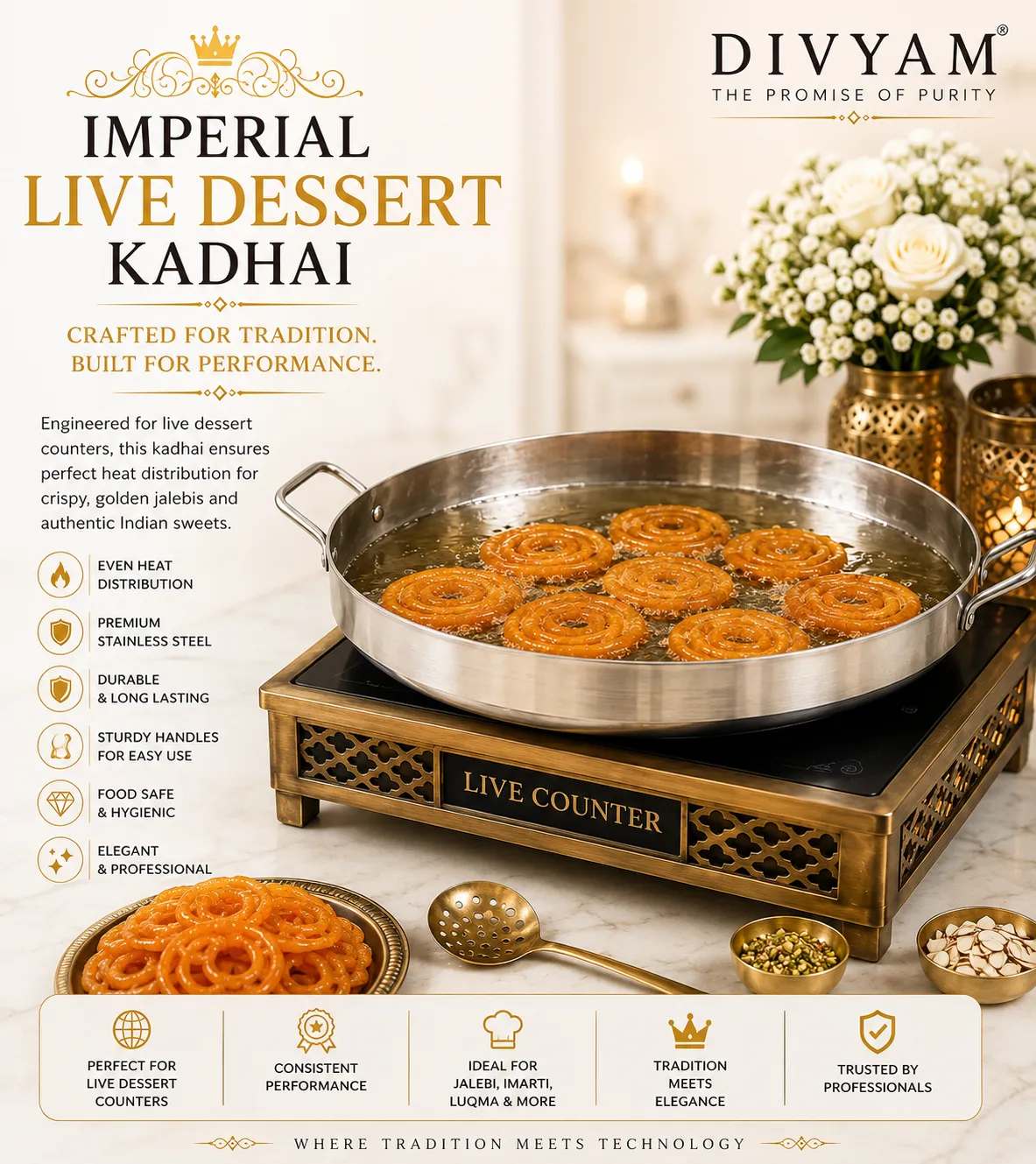 Imperial Live Dessert Kadhai presentation by D I V Y A M®